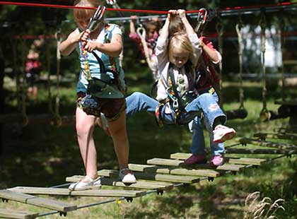 Idée sortie Deux-sevres enfants: Parc Aventure La Gataudire